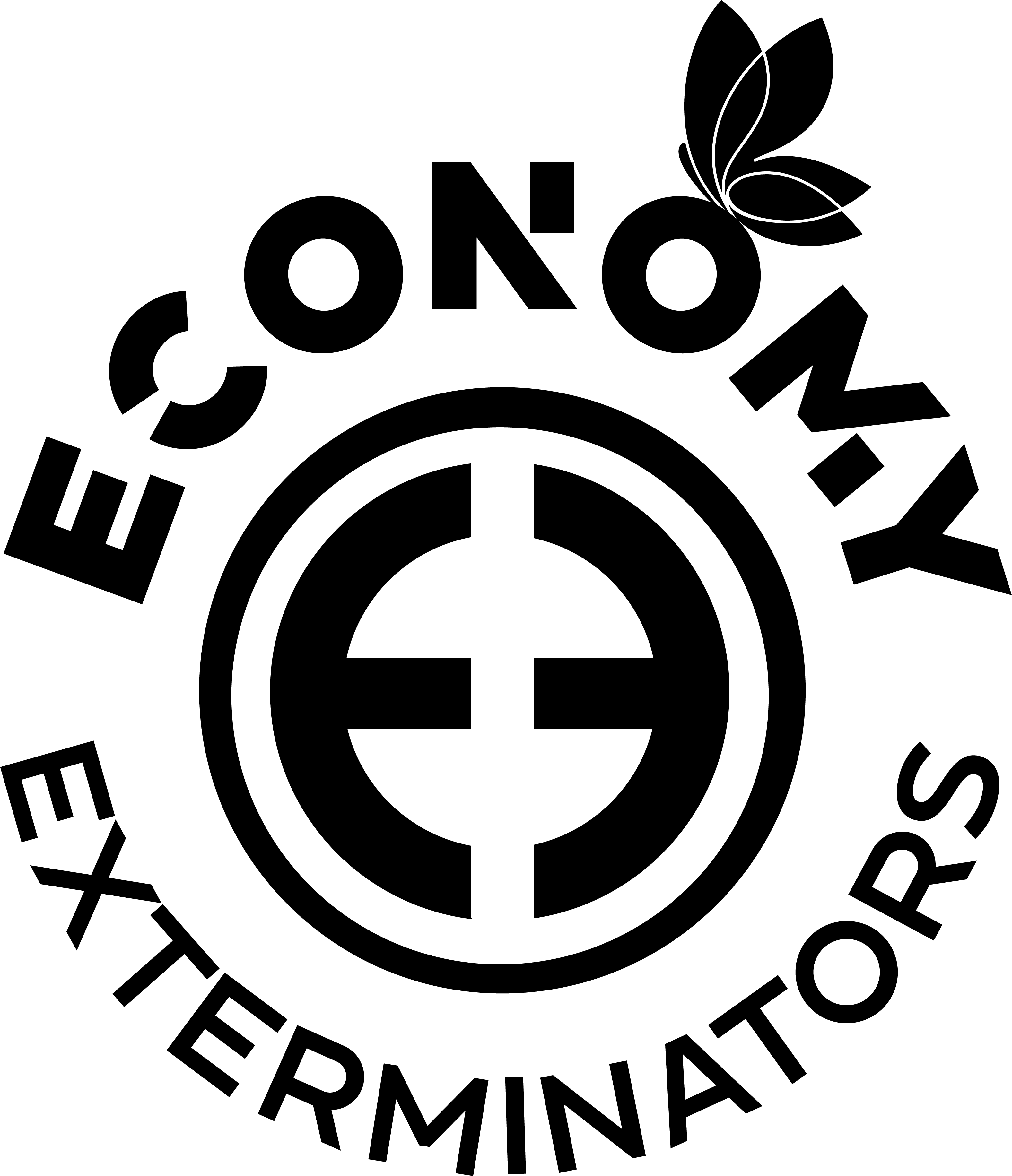 Vertical black logo